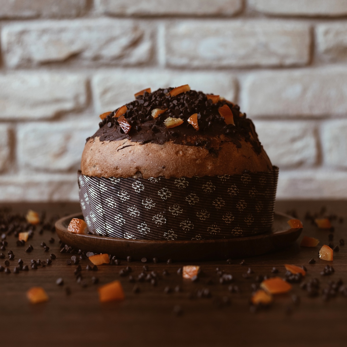 Panettone al cioccolato e Arancia